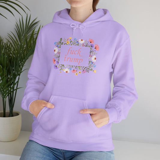 FDT Floral Frame Unisex Heavy Blend™ Hoodie