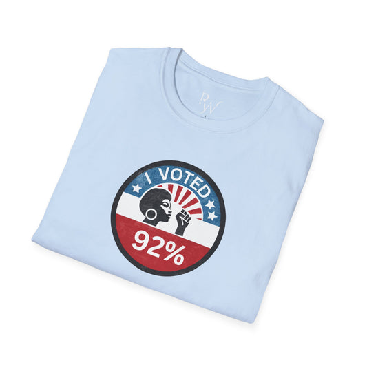 92%  Unisex T-shirt